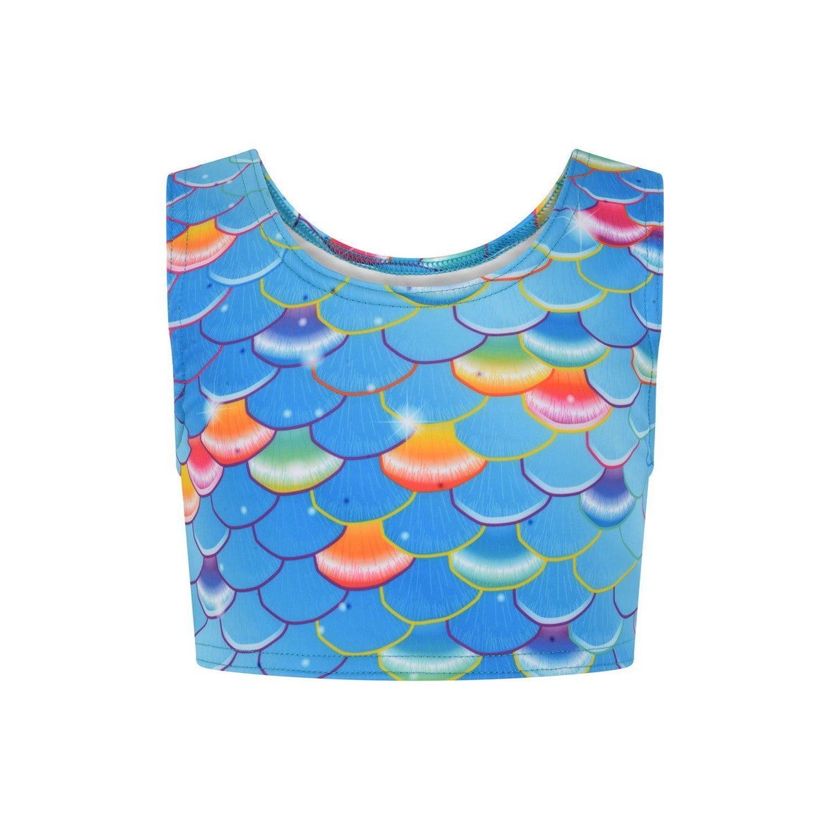 Pacific Rainbow Mermaid Crop Top Planet Mermaid You'll get a larger  discount the more you purchase